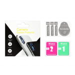 Kaitseklaasid OEM  5D Full Glue Tempered Glass Camera Lens for Samsung S25 ULTRA black