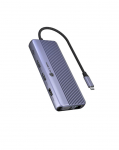 Juhtmevabad k&otilde;rvaklapid Raidsonic Icy Box Travel Dock 12-in-1, 3x Videoausgabe (2x HDMI + 1x VGA)