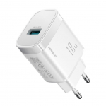 Adaptrid Joyroom  Joyroom JR-TF4 18W USB-A Wall Charger - White