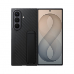 Tagakaaned Samsung  Samsung Carbon Standing Case EF-XF971SBE for Samsung Galaxy Z Fold 8 Ultra with stand + 2 anti-reflective films - black