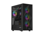 Arvuti korpus Genesis  Gaming PC Case | Diaxid 605 ARGB | Black | Midi Tower | Power supply included No