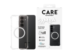 Tagakaaned PanzerGlass  CARE by  Samba Case Transparent w. White Qi Samsung New Galaxy S26 Plus |