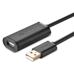 Kaabel Ugreen  UGREEN USB kabela pagarinatajs aktivs AM - AF 5m melns US121