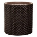 Muud v&auml;ikesed kodumasinad Keter Keter Puku pods Large Cylinder Planter bruns 29197837590