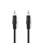 Kaabel iLike  Stereo audio kabelis 3 5 mm Male - 3 5 mm Male 3 0 m melns