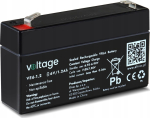 Aku voltage  Voltage - Akumulator AGM 6V 1.2Ah VE6-1.2 (5908231257567)