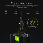 Autotarvikud Green cell  Green Cell Power Inverter 24V to 230V 1500W/3000W Pure sine wave