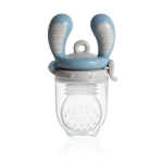 M&auml;nguasjad iLike  Jaunums! Akcija! Kidsme Food Feeder bērna ēdinā&scaron;anas ierīce cietiem produktiem (liels)  Azure  no 6 mēn. 160337AZ