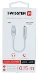 &Uuml;leminek swissten  Swissten USB-C uz 3.5mm Audio Adapteris Telefoniem 15 cm Sudraba