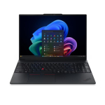 S&uuml;learvuti Lenovo ThinkPad E16 G4 Intel | Black | 16 " | IPS | WUXGA | 1920 x 1200 pixels | Anti-glare | Intel Core 5 | 320 | 16 GB | SODIMM DDR5 | Solid-state drive capacity 512 GB | Intel Graphics | Windows 11 Pro | 802.11be | Bluetooth version 5.4 ...