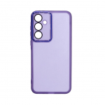 Tagakaaned iLike Samsung Galaxy A55 Transparent Case and Camera Protection Purple
