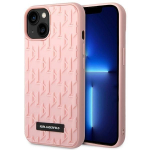 Tagakaaned Karl Lagerfeld  Karl Lagerfeld 3D Monogram Case for iPhone 14 Plus - Pink