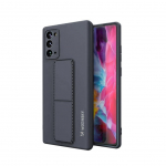 Tagakaaned Wozinsky  Wozinsky Kickstand Case silicone case with stand Samsung Galaxy Note 20 case navy blue