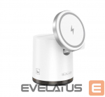 Juhtmeta laadija Jellico W22 4in1 Wireless charger Magsafe 15W iPhone + 3W Apple Watch + Airpods + Lamp White