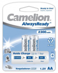 Muu arvutitarvik Camelion AA/HR6, 2300 mAh, AlwaysReady Rechargeable Batteries Ni-MH, 2 pc(s)