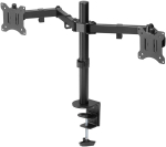 Teleri kinnitus Goobay  Dual Monitor Mount Flex, Black