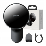 Automaatne hoidja Baseus  Baseus Big Energy car mount with wireless charger 15W for Iphone 12 / Iphone 13 (Black)