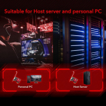 Ruuterid Cudy PE25 NetPro 2.5G Ethernet PCIe Adapter Realtek Chipset VLAN Jumbo Frame Flow Control Black