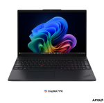 S&uuml;learvuti Lenovo ThinkPad L16 G3 AMD | Black | 16 " | IPS | WUXGA | 1920 x 1200 pixels | Anti-glare | AMD Ryzen AI 7 | 445 | 24 GB | SODIMM DDR5 | Solid-state drive capacity 512 GB | AMD Radeon 840M Graphics | Windows 11 Pro | 802.11be | Bluetooth v ...