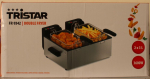 Lauagrillid Tristar  SALE OUT.  FR-9342 Double deep fryer, Total capacity 6 L, 3600 W, Stainless Steel/Black |  Double deep fryer | FR-9342 | Power 3600 W | Capacity 6 L | Silver | DAMAGED PACKAGING, DENTED BODY (BACKSIDE, BOTTOM) | 24 month(s)