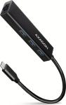 Teine toode iLike  AXAGON HMC-GL3A USB-C-Hub  3x USB-A  Gbit-LAN  schwarz