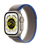Nutikell Apple Watch Ultra GPS + Cellular, 49mm Titanium Case with Blue/Gray Trail Loop - S/M