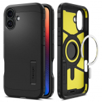 Tagakaaned Spigen  Spigen Tough Armor MagSafe case with stand for iPhone 16 - black