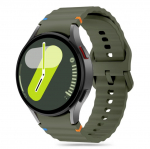Muu telefoni lisavarustus Tech-Protect  Tech-Protect Silicone Sport Strap for Samsung Galaxy Watch 4 / 5 / 5 Pro / 6 / 7 / FE - Green
