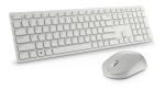 Arvuti klaviatuur Dell Keyboard and Mouse KM5221W Pro Wireless, RU, 2.4 GHz, White