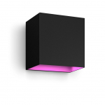 Laualamp Philips Hue WCA Resonate Outdoor Downward Wall Lantern, Black | 8 W | 2000-6500 Hue White Colour Ambiance