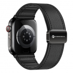 Rihm Forcell  Strap to Apple Watch Forcell F-Design FA21 magnetic eco-friendly leather 38 / 40 / 41 mm black