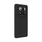 Tagakaaned Evelatus Xiaomi Redmi Note 14 Pro 4G / Poco X7 Premium Magnetic Soft Touch Silicone Case Black