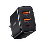 Adaptrid Baseus  MOBILE CHARGER WALL 30W/BLACK CCXJ-E01
