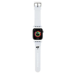 Universaal mobiiltasku Karl Lagerfeld Karl Lagerfeld 3D Rubber Choupette Head Strap for Apple Watch 42/44/45/49mm - White