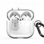 Korpus k&otilde;rvaklappidele Dux Ducis Apple AirPods 4 PECL Series PC+TPU Cover with Hook Clear