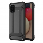 Tagakaaned Hurtel Hybrid Armor Case Tough Rugged Cover for Samsung Galaxy A03s black