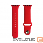 Rihm Evelatus Evelatus 38/40/41mm Silicone Loop Watch Straps (110mm S/M) Red