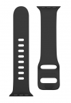 Rihm Tactical Apple Watch 38/40/41mm Silicone Strap with Buckle Black