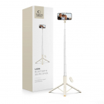 Kaameratarvik Tech-Protect  Selfie Stick Tech-Protect L09S with tripod - beige