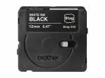 Tarvikud ja tarvikud Brother  BTAG-335 | White on Black | Btag
