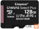 Muu arvutitarvik Kingston MEMORY MICRO SDXC 128GB UHS-I/W/ADAPTER SDCS2/128GB