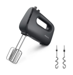 Mikserid ja blenderid Philips  Hand mixer | HR3739/00 5000 Series | Hand Mixer | 400 W | Number of speeds 5 | Turbo mode | Black