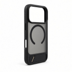 Tagakaaned Evelatus Apple iPhone 18 Pro Rubber Coated MagSafe With Stand Case Black
