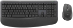 Arvuti klaviatuur Logitech  LOGITECH Signature Comfort Plus MK880 Wireless Combo - GRAPHITE - US INT'L - BT - INTNL - 973 920-014032 (5099206133990)