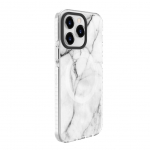Tagakaaned Evelatus Apple iPhone 15 Pro PC+TPU With MagSafe Customized Print Marble White
