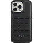Muu telefoni lisavarustus Audi  Audi Synthetic Leather case with MagSafe for iPhone 15 Pro - black
