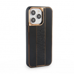 Tagakaaned iLike Apple iPhone 14 Pro Max Leather Case Customized Black