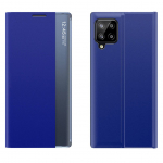 Tagakaaned Hurtel  Sleep Case Bookcase Type Case with Smart Window for Samsung Galaxy A22 4G blue