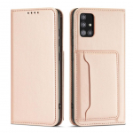 Tagakaaned Hurtel  Magnet Card Case Case for Samsung Galaxy A13 5G Pouch Wallet Card Holder Pink