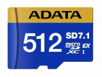 Muu arvutitarvik ADATA  MEMORY MICRO SDXC 512GB SD7.1/UD512GEX3L1-C